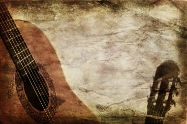 Grunge arka plan gitar