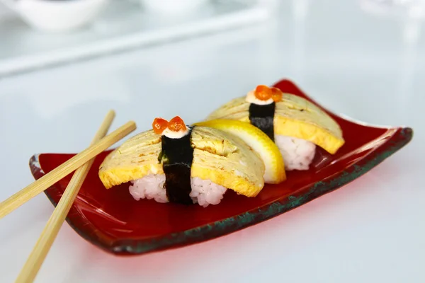 Luxe twee sushi — Stockfoto
