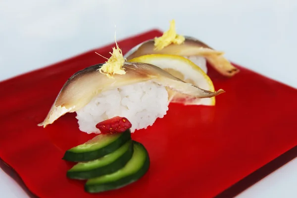 Luxe twee sushi — Stockfoto