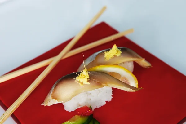 Dvě luxusní sushi — Stock fotografie
