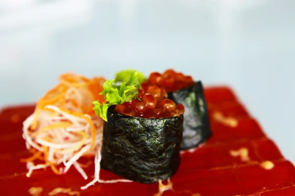 Sushi cu caviar — Fotografie, imagine de stoc