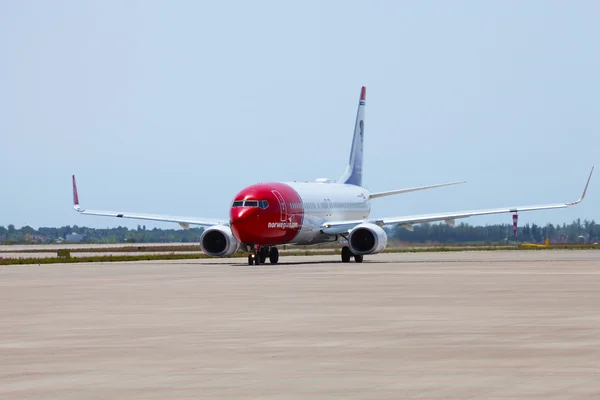 Норвезька авіакомпанія — стокове фото