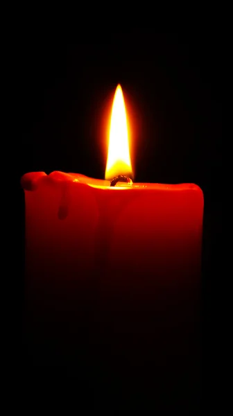 Κόκκινο κερί Εικόνα Αρχείου