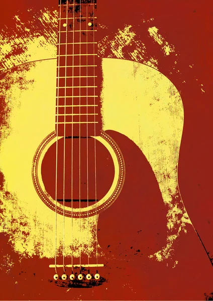 Grunge background κιθάρα Εικόνα Αρχείου