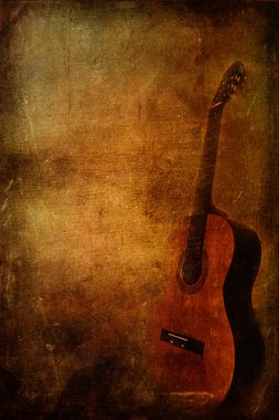 Grunge arka plan gitar