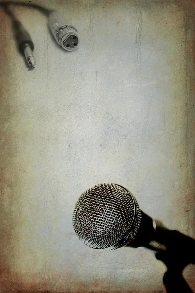 Sztuka mikrofon dynamiczny — Zdjęcie stockowe