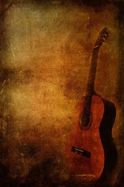 Grunge sfondo chitarra Foto Stock Royalty Free