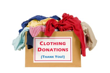 Clothes Donation Box clipart