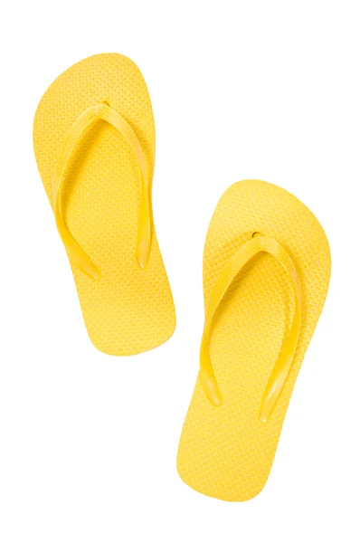 Flips Flops Shot Over Head Vertical — Stock Photo, Image