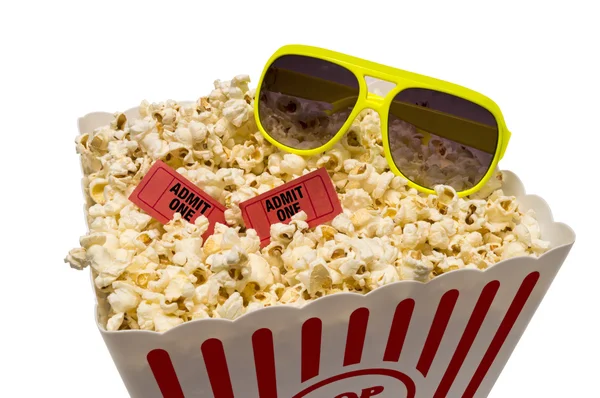 Summertime Fun At The Movies Isolated — Stock Photo, Image