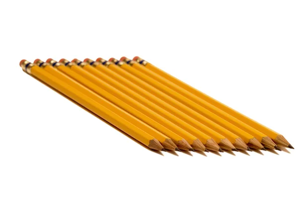 Bleistifte auf einem Winkel — Stockfoto