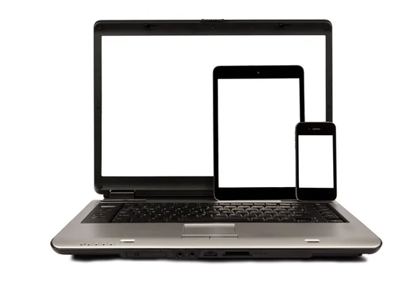 Mobile Computing Devices Isolated — Stock Photo, Image