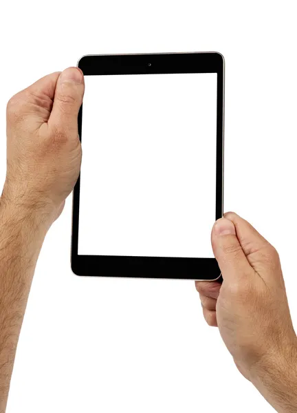 Bedrijf digitale Tablet PC computer xxxl geïsoleerd op wit — Stockfoto