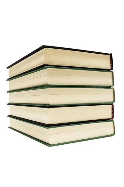 Hardcover Books Isolated — Stock Photo, Image