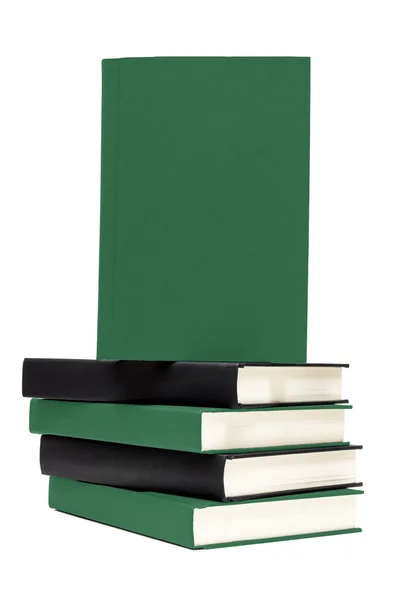 Stack Of Books With Front Cover Copy Space — Stock Photo, Image