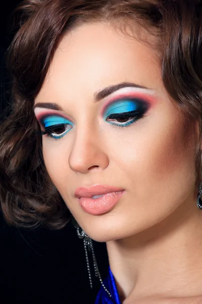 Face with beautiful makeup — Stock Photo, Image