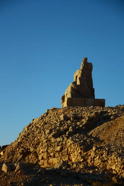 Monument of gods on nemrut mountain — Stock Photo, Image