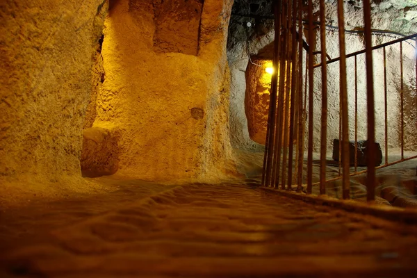 Derinkuyu підземне місто — стокове фото
