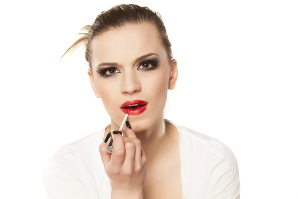 Menina make-up — Fotografia de Stock