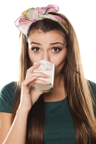 Velmi chutné mléko — Stock fotografie