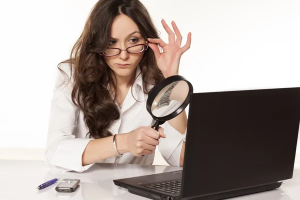 Spion bei der Arbeit — Stockfoto