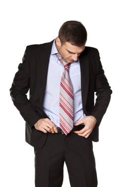 işadamı emniyet kemerlerinizi bağlayın.