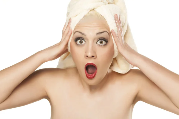 Surprised girl — Stock Photo, Image