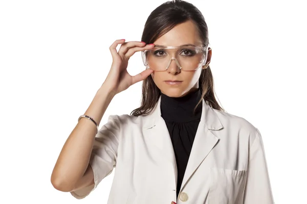 Técnico de laboratório mulher — Fotografia de Stock