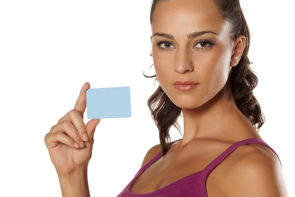 Boş kredi kartı — Stok fotoğraf