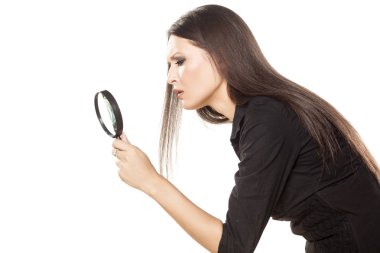 Büyüteç kullanarak