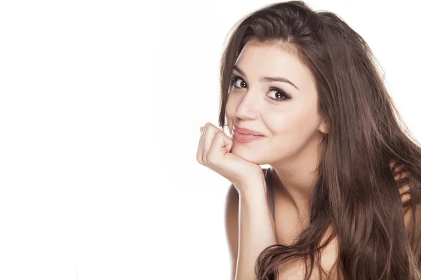 Mujer sonriente — Foto de Stock