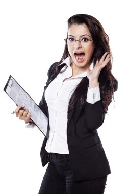 sürpriz bir iş kadını