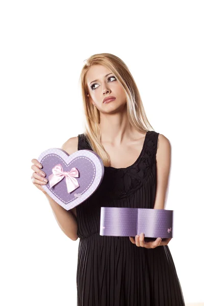 Gift disappointment — Stock Photo, Image