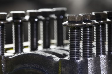Max, bir motorun piston parçaları