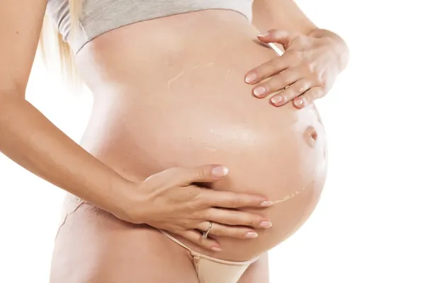 妊娠と化粧品 — ストック写真