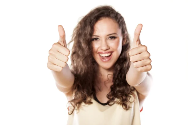 Thumbs up — Stock Photo, Image