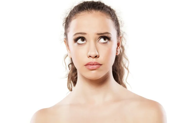 Thoughtful girl — Stock Photo, Image