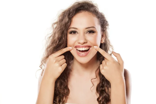 Chica sonriente — Foto de Stock