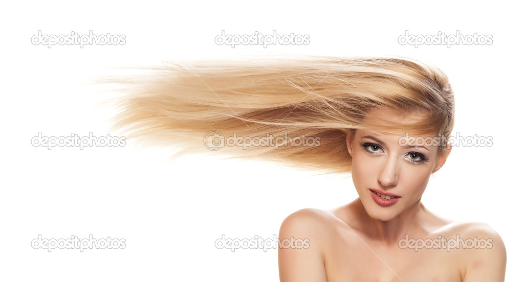 Flying hair