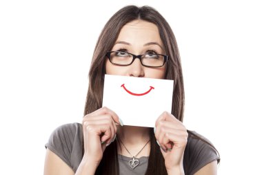 Bir kağıda gülümse