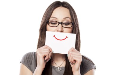 Bir kağıda gülümse