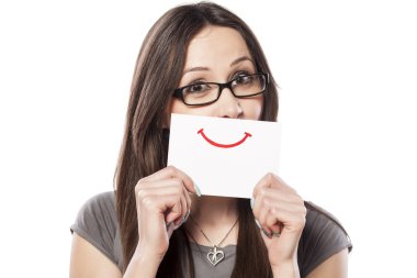 Bir kağıda gülümse