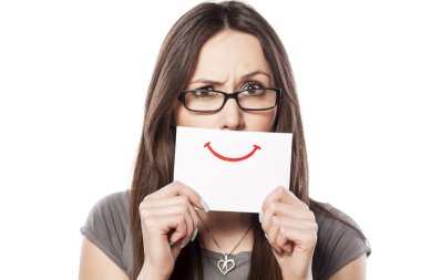 Bir kağıda gülümse