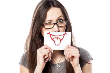 Bir kağıda gülümse