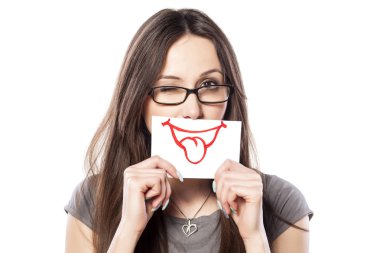 Bir kağıda gülümse