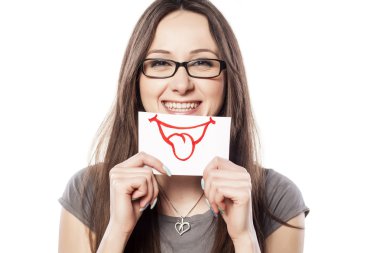 Bir kağıda gülümse