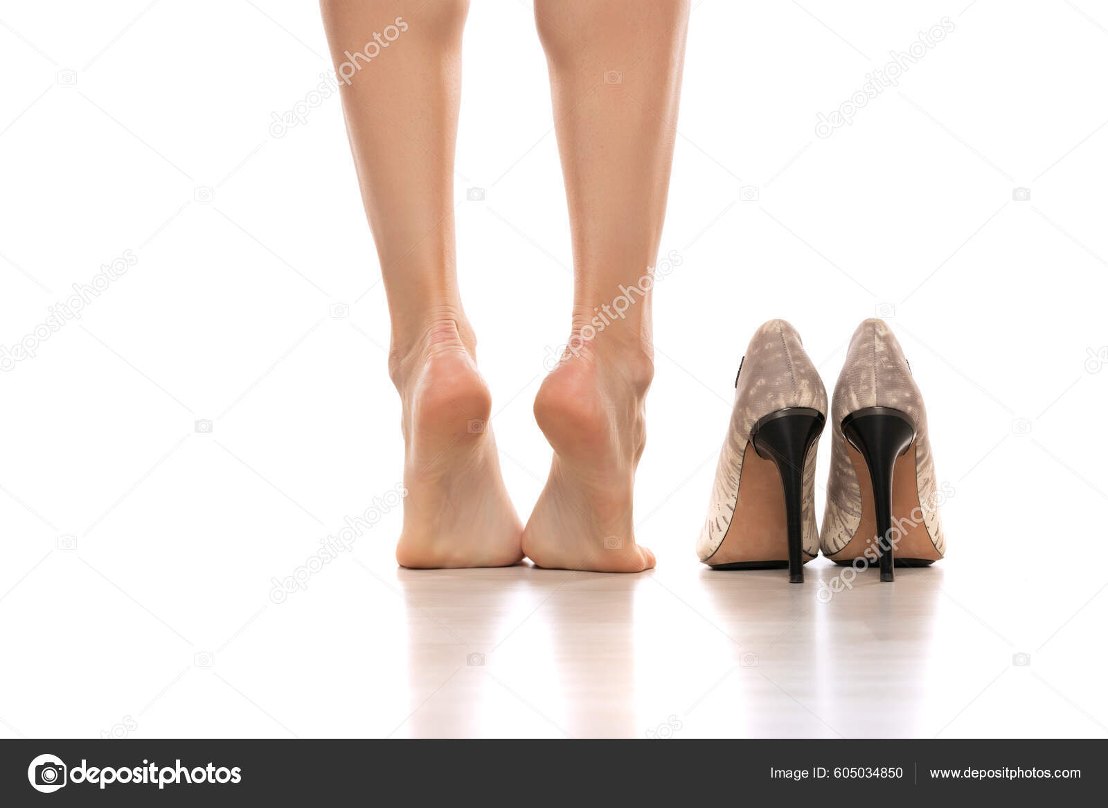 Woman red elegant high heels. Female luxury red heels on white background, back  view. Lady fasion footwear. Stock Photo | Adobe Stock