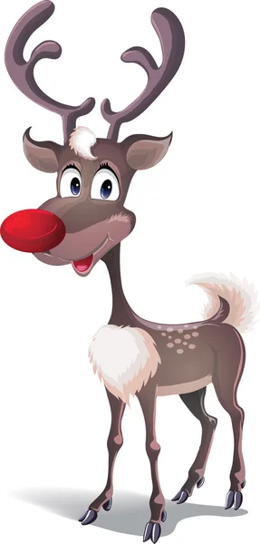 Reindeer Rudolph — Stock Vector
