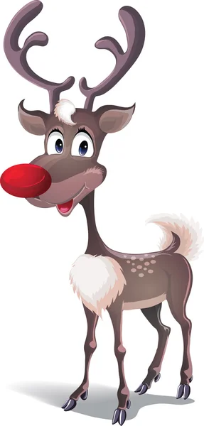 Rendieren rudolph — Stockvector