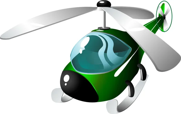 Ελικόπτερο κινουμένων σχεδίων — Διανυσματικό Αρχείο